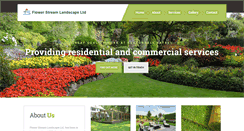 Desktop Screenshot of flowerstreamlandscape.com